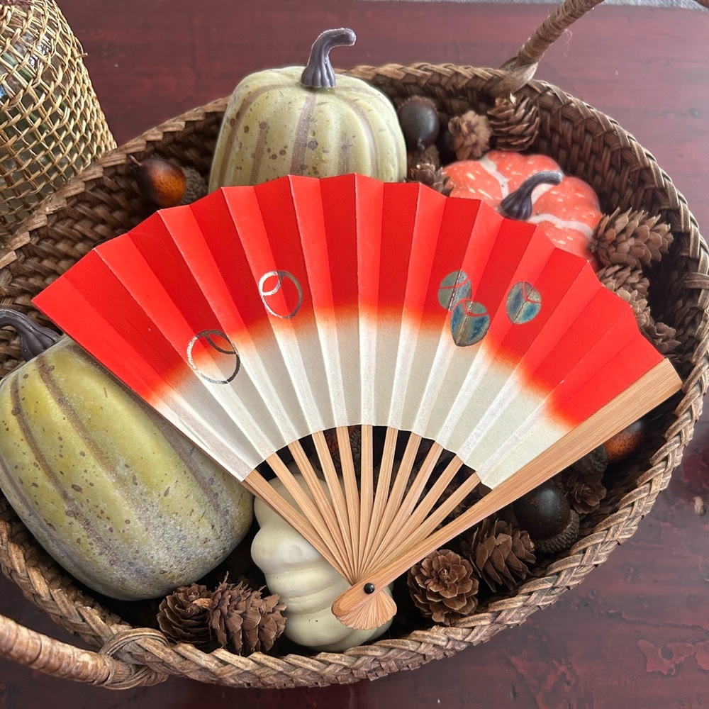 Japanese Paper & Bamboo Hand Fan